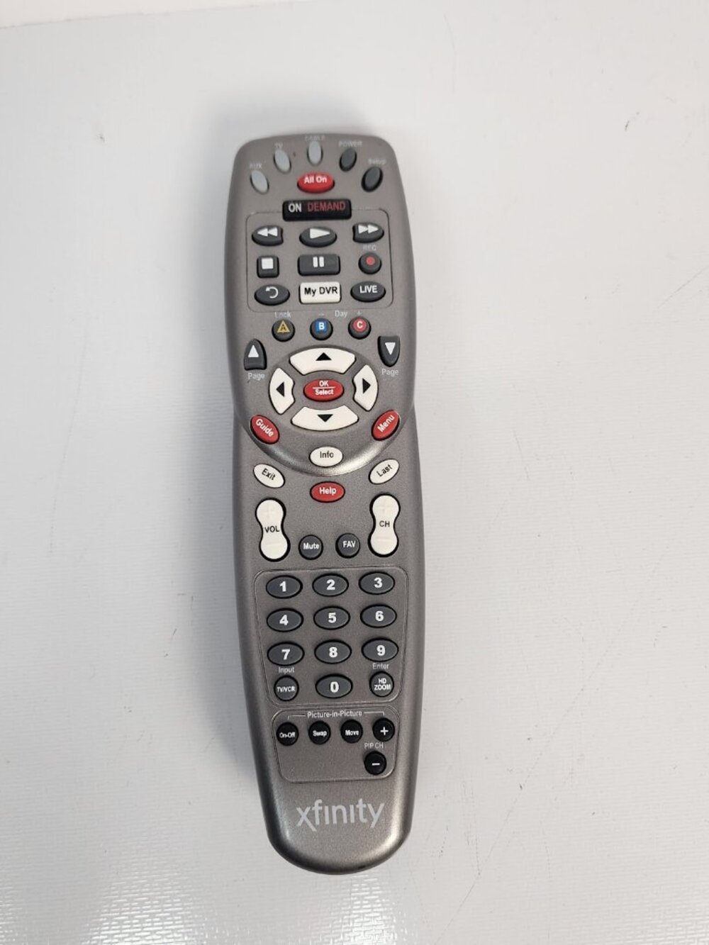 Xfinity Comcast Universal Remote Control for TV Cable ON Demand 3 Device